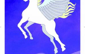 星空 - ネットスクウェアNET年賀状 ✕ 障がい者アート協会【2026年午年年賀状】 NS2026 