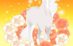 迎春 - ネットスクウェアNET年賀状 ✕ 障がい者アート協会【2026年午年年賀状】 NS2026 