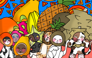 トロピカルフルーツ猫 - ましゅまろまかろん 