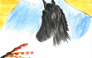 お祝い - ネットスクウェアNET年賀状 ✕ 障がい者アート協会【2026年午年年賀状】 NS2026