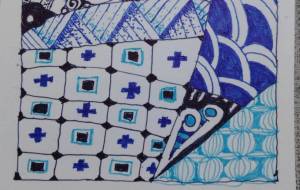 海の風景を模様でイメージ - ジル