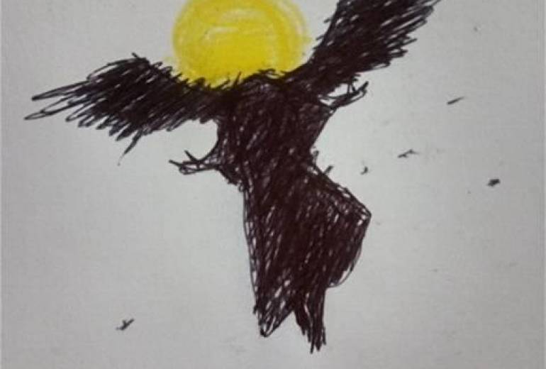 後光のある首なし天使（例えば不幸な環境にうまれた子ども達を包みこんであげたい）献身、僕が一番好きな言葉です