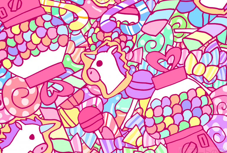 ゆめかわお菓子