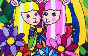 フラワーアルパカ - ましゅまろまかろん