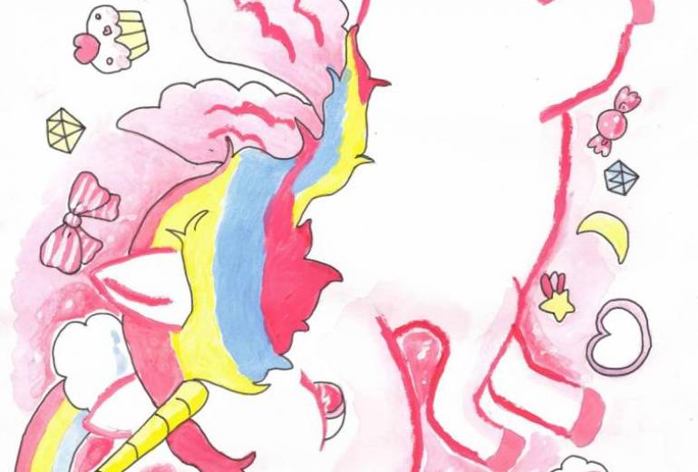 お菓子なユニコーン