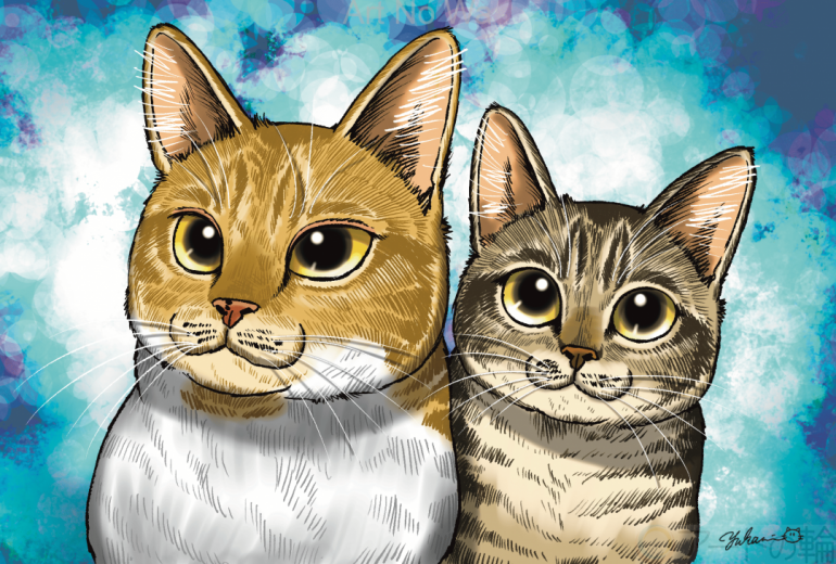 みかんとチビ虎鉄