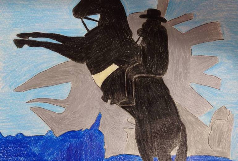 馬に乗って いざ前進