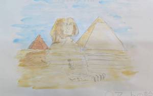 スフィンクスとピラミッド - Hiro 