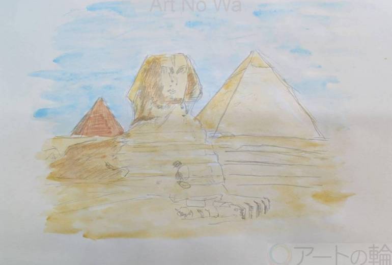 スフィンクスとピラミッド