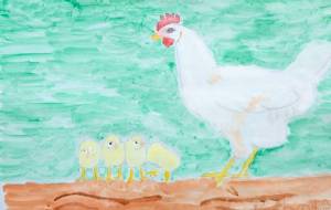 ニワトリとヒヨコ - Miyumomo 