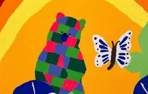 熊と蝶々 - いしだちょこ 