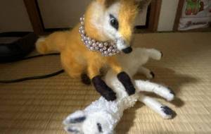 羊毛フェルト - おこじょ 