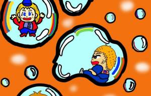 夕焼けに染まるシャボン玉 - 【イベント】可能性アートプロジェクト 2026