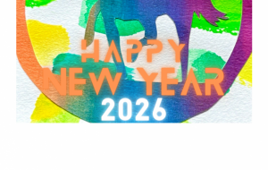 幸あれ - ネットスクウェアNET年賀状 ✕ 障がい者アート協会【2026年午年年賀状】 NS2026