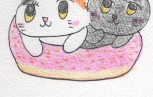 仲良し(ドーナツ) - 小萩 