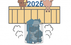 さぁ!サウナととのいました!新春です - ネットスクウェアNET年賀状 ✕ 障がい者アート協会【2026年午年年賀状】 NS2026