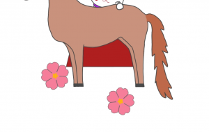 招き猫仲良しうまがあういいとしに - ネットスクウェアNET年賀状 ✕ 障がい者アート協会【2026年午年年賀状】 NS2026 