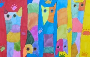 カラフルにゃんこ - 如月 有里