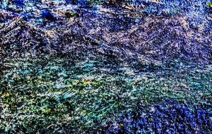 安曇野の富士、有明山、デジタル - 久保田　俊 