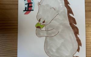 馬 - ネットスクウェアNET年賀状 ✕ 障がい者アート協会【2026年午年年賀状】 NS2026