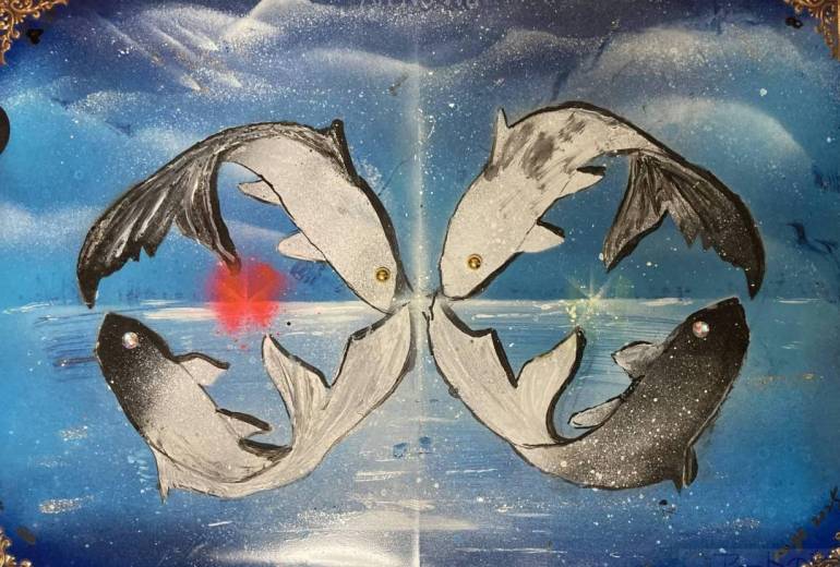 むげん（♾️）のりんね（輪廻）で、ぼく（僕）はまたきみ（君）にこい（恋）をする