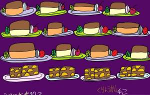 シフォンケーキ12コと栗ようかん - 工房はんど nami