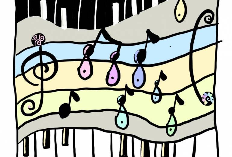 ゼンタングル【なみだうおんがく】