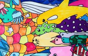 海を駆ける生き物達よ - ましゅまろまかろん 