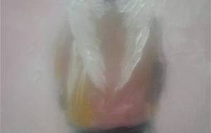 力一杯、描いたよ母さん、僕は思うよ母さん、僕の命より大切!!天使印象的写実色彩スフマートアート - 真鍋哲地