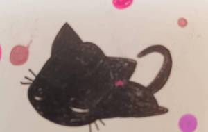 寝てしまった黒猫 - ぺりどっとらいと
