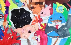 海底のサメの街 - ましゅまろまかろん 