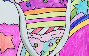 ゆめかわユニコーンパフェ - ましゅまろまかろん