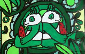 スイカをおすそ分け - ましゅまろまかろん 