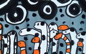 チンアナゴ達の行列 - ましゅまろまかろん