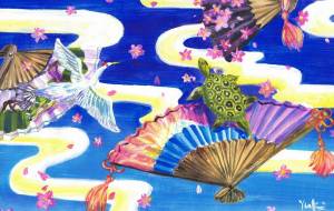 扇面の舞 - 工房はんど　Yuki 