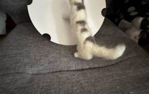 羊毛フェルト作品4号 - おこじょ 