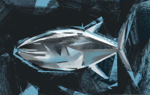 まぐろ - 水平器