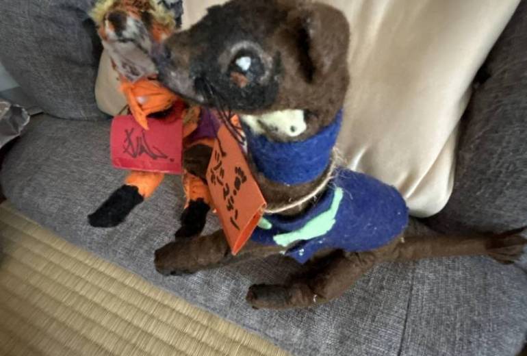 きつね君と対馬てん