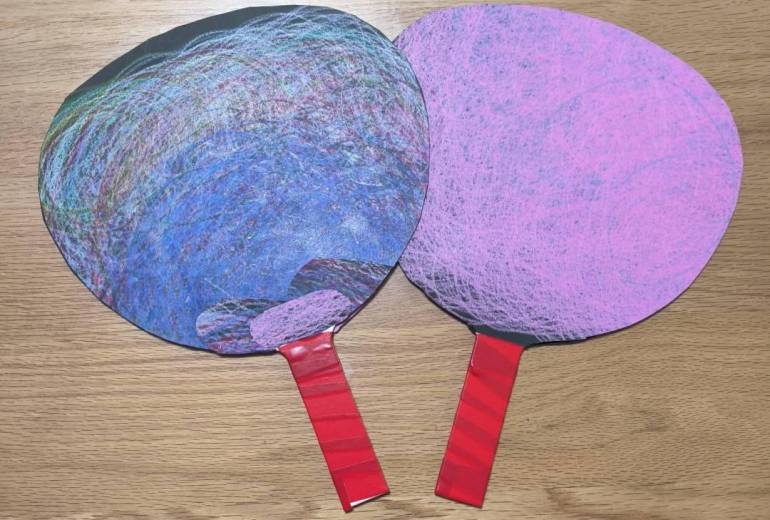 グルグル　うちわ