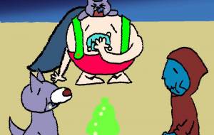 みんなで食べると美味しいね。おっさんの無人島漂流記13 - 宇佐山彩葉 