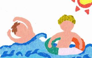 海水浴 - もぐちゃん