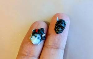 ミニミニ般若面 - 宇宙くらげ 