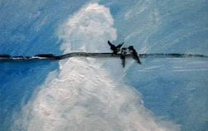 6月のたより、青空天気予報、旅立つばめ - 真鍋哲地