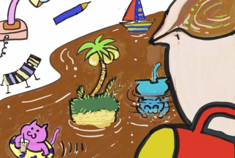 コーヒーこぼしちゃった