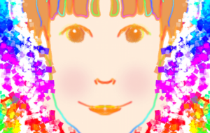 キラキラした女の子 - ハヤシダ ヨウコ