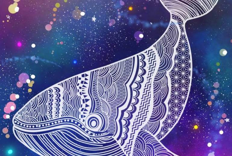 宇宙のクジラと虹色の祈り