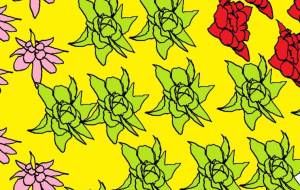 花の生け花と香辛料の香り - 工房はんど あけ