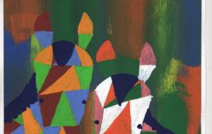 馬の親子 - ネットスクウェアNET年賀状 ✕ 障がい者アート協会【2026年午年年賀状】 NS2026 