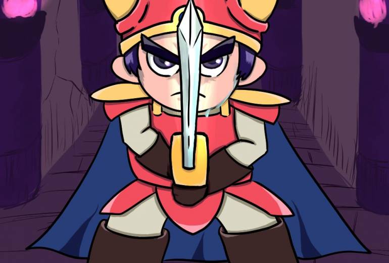 魔王に挑む勇者