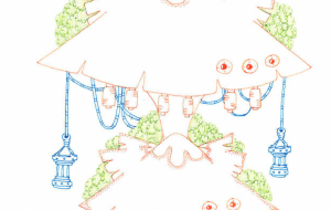 キノコの建物パート５ - issei 